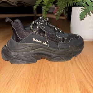 Balenciaga Black and Gray Sneakers